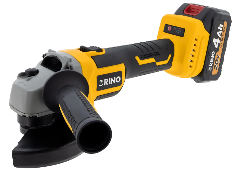 Szlifierka kątowa 20 V 125 mm silnik bezszczotkowy uchwyt suwakowy RINO GRI20LI-nonBSW